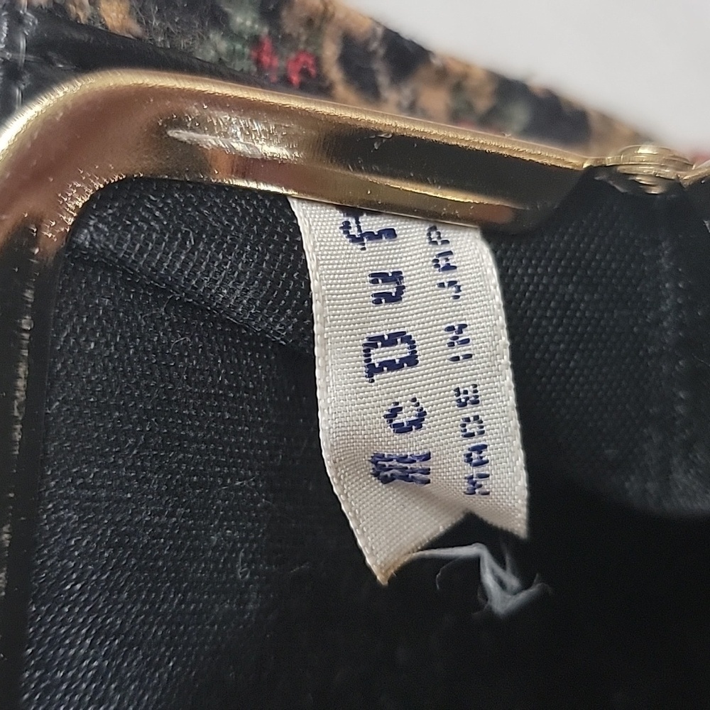 McDuff Made in Japan Vintage Floral Tapestry Wallet Mini Clutch - Picture 12 of 16